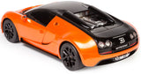 MASINA CU TELECOMANDA BUGATTI GRAND SPORT VITESSE PORTOCALIE CU SCARA 1 LA 18