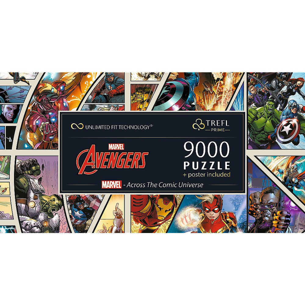 PUZZLE TREFL UFT 9000 MARVEL AVENGERS PRIN UNIVERSUL COMIC
