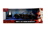 JADA SET TOKYO REVENGERS FIGURINA METALICA 7CM SI MASINUTA NISSAN SKYLINE GTR SCARA 1 LA 24