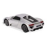 MASINA CU TELECOMANDA PORSCHE 918 SPYDER ARGINTIU CU SCARA 1 LA 24