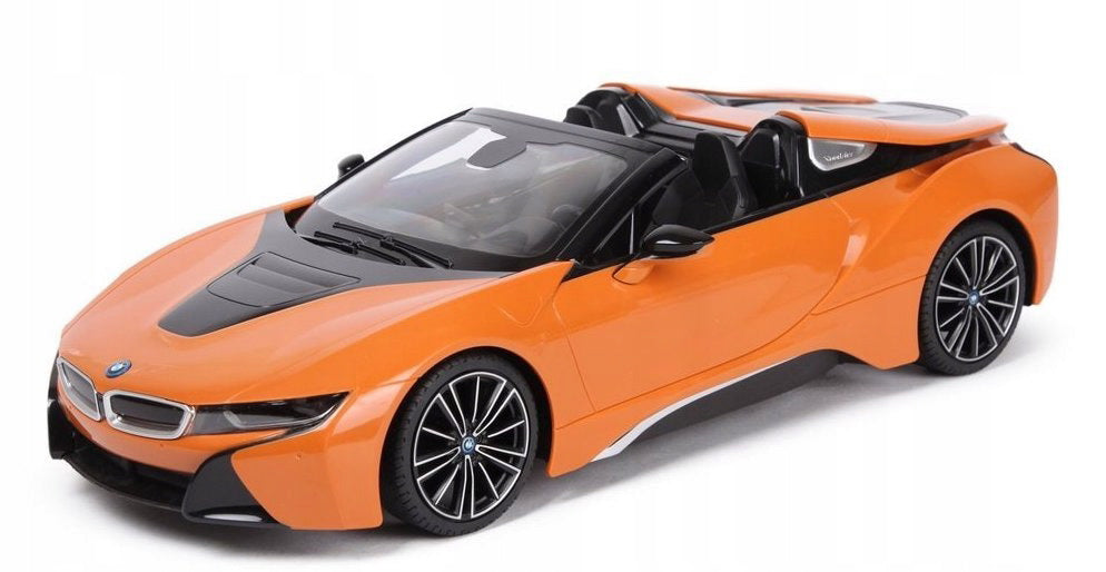 MASINA CU TELECOMANDA BMW I8 PORTOCALIE SCARA 1 LA 12