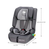 SCAUN AUTO I-SIZE, 76-150 CM, KINDERKRAFT SAFETY FIX 2, GREY