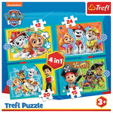 PUZZLE TREFL 4IN1 PATRULA CATELUSILOR