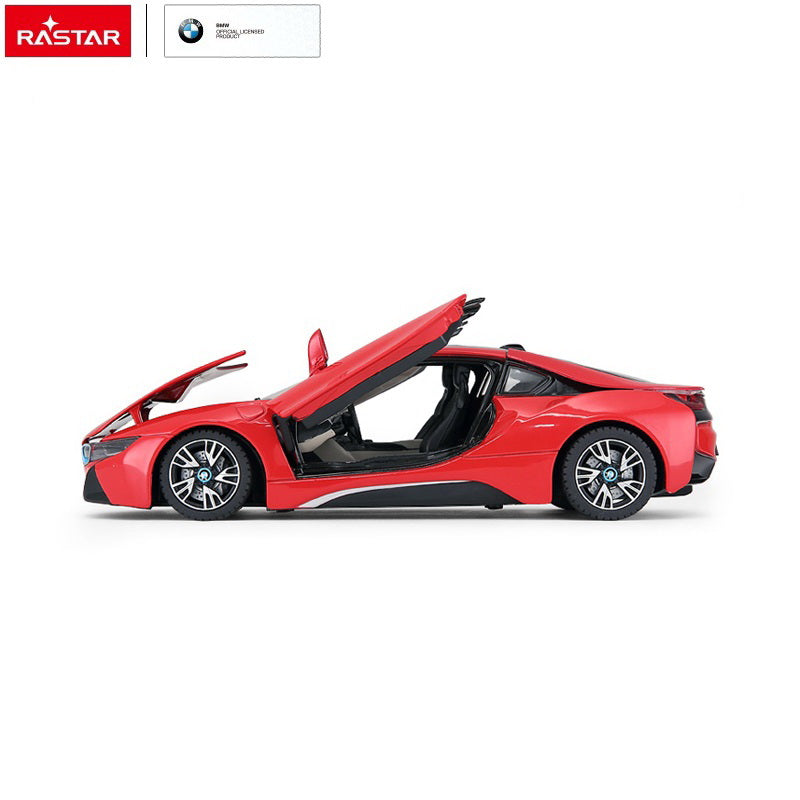 MASINUTA METALICA BMW I8 ROSU SCARA 1 LA 24