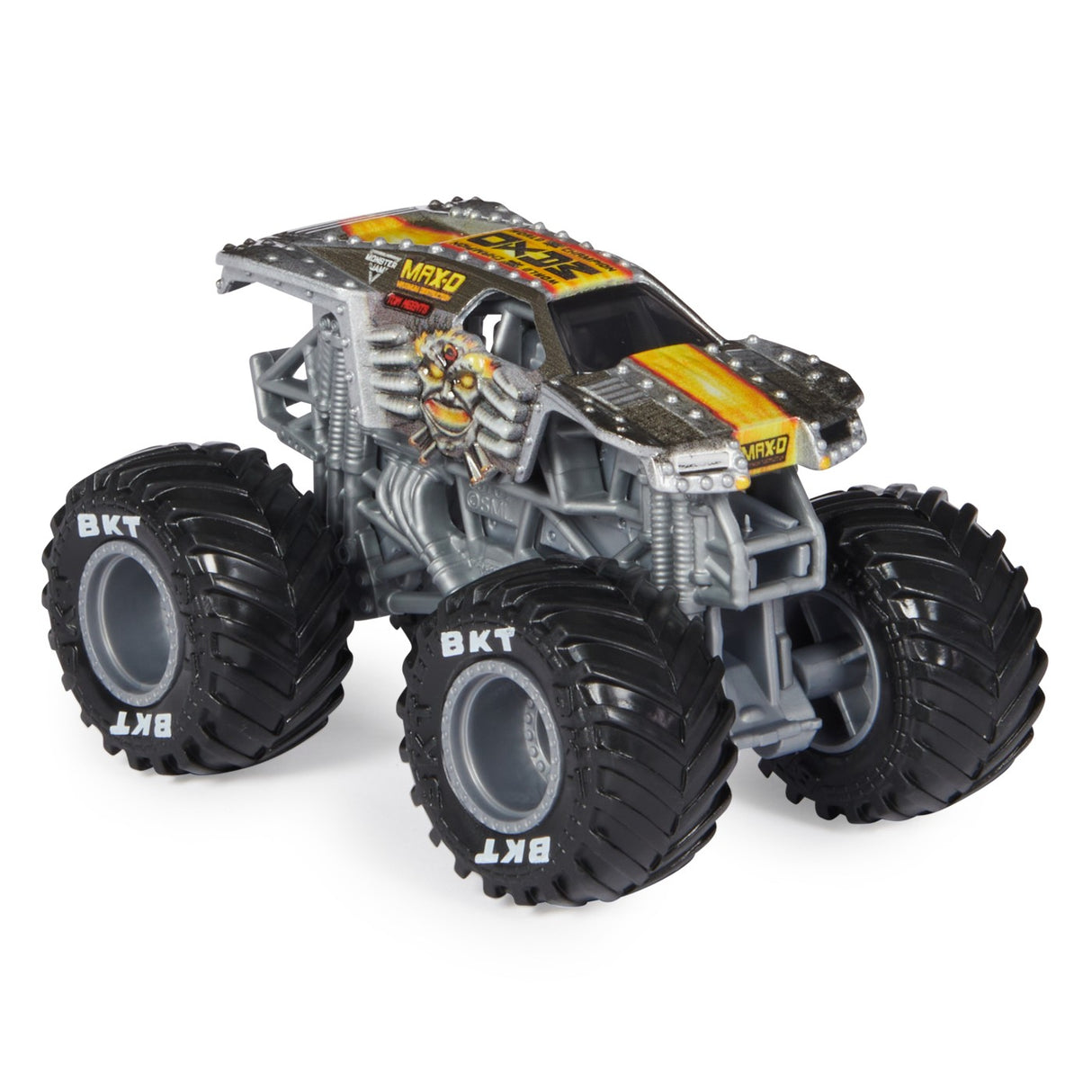 MONSTER JAM MASINUTA METALICA MAXIMUM DESTRUCTION SCARA 1 LA 64