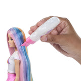 BARBIE SET PAPUSA BARBIE CU PAR STRALUCITOR CURCUBEU SI ACCESORII