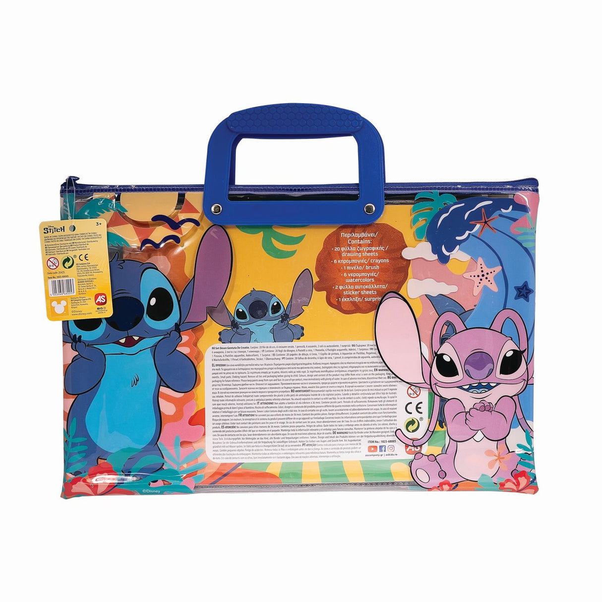 HAPPI HOBBI SET PENTRU PICTURA IN GEANTA TRANSPARENTA STITCH