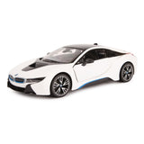 MASINA CU TELECOMANDA BMW I8 ALB SCARA 1 LA 14