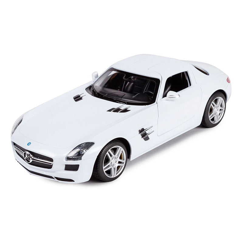 MASINA CU TELECOMANDA MERCEDES-BENZ SLS ALB SCARA 1 LA 14