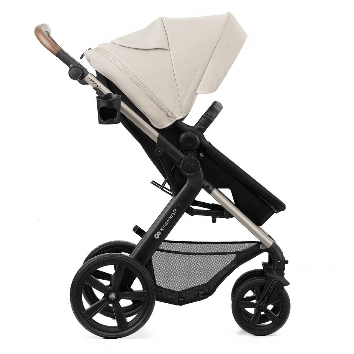 CARUCIOR 3 IN 1 KINDERKRAFT MOOV 2, MOONLIGHT GREY