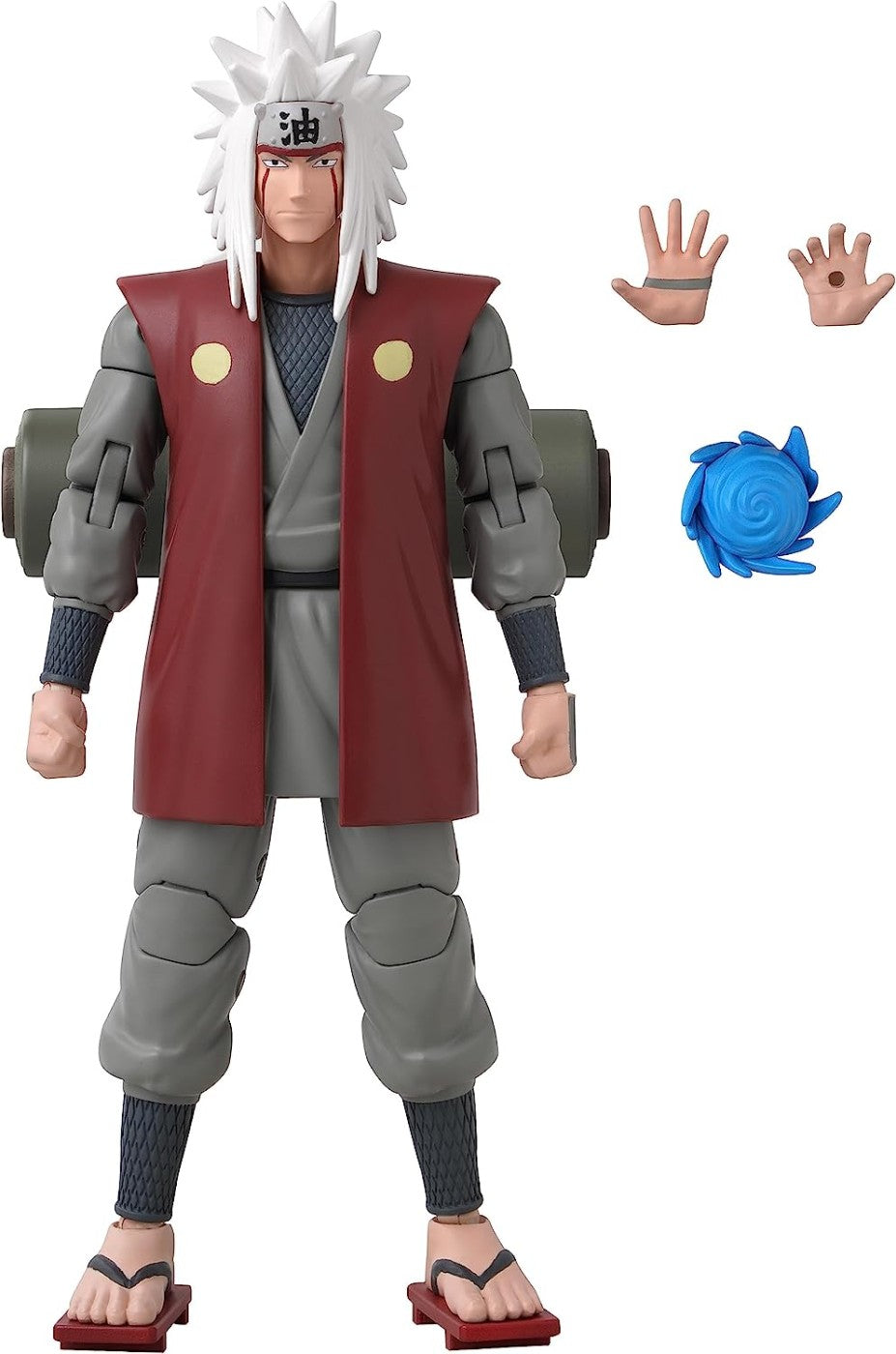 BANDAI FIGURINA NARUTO SHIPPUDEN  NARUTO  JIRIYA   16.5CM