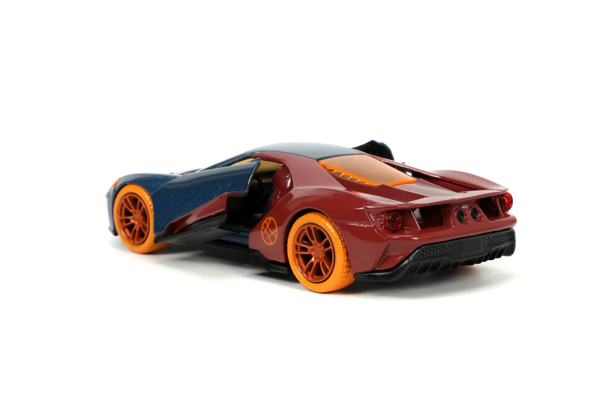 JADA MARVEL MASINUTA METALICA FORD GT SCARA 1:32 SI FIGURINA METALICA DOCTOR STRANGE