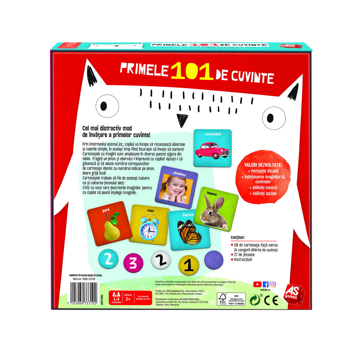 JOC DE SOCIETATE PRIMELE  101 DE CUVINTE