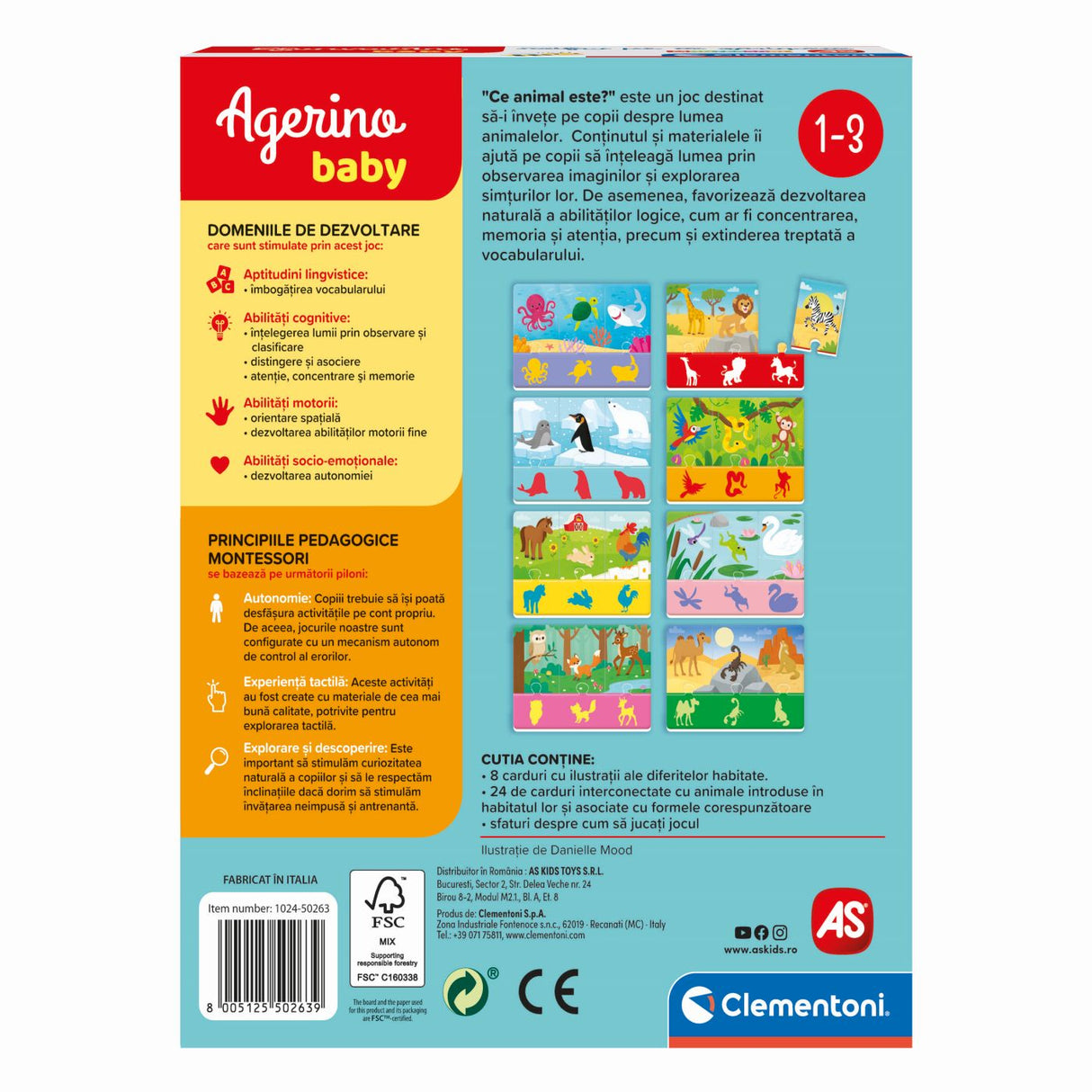 AGERINO BABY MONTESSORI CE ANIMAL ESTE