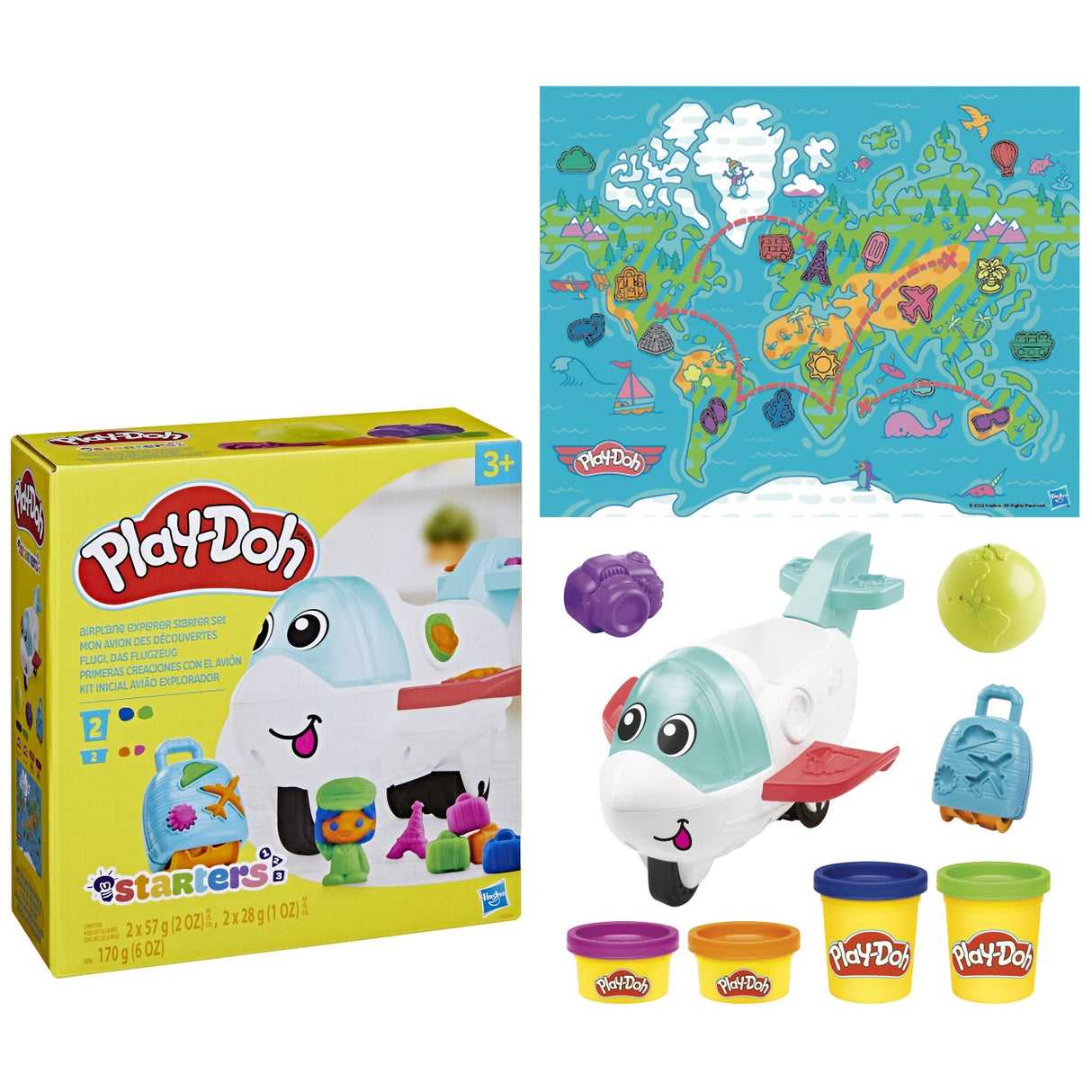 PLAY-DOH STARTERS CALATORESTE CU AVIONUL