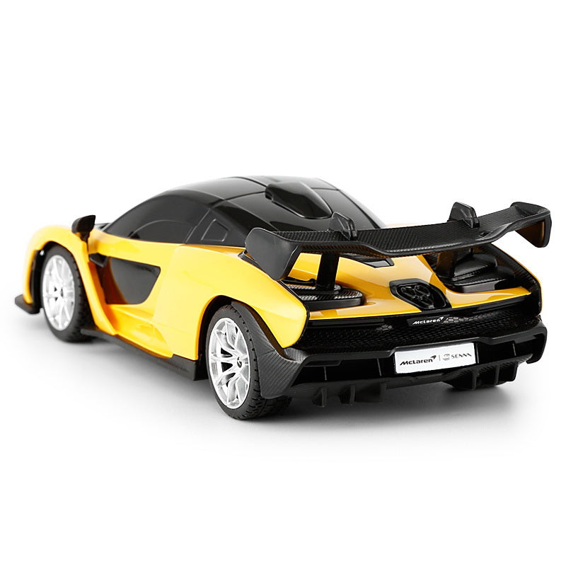 MASINA CU TELECOMANDA MCLAREN SENNA GALBEN CU SCARA 1 LA 24