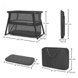 PATUT DE CALATORIE KINDERKRAFT SOFI PLUS, 4 IN 1, GREY