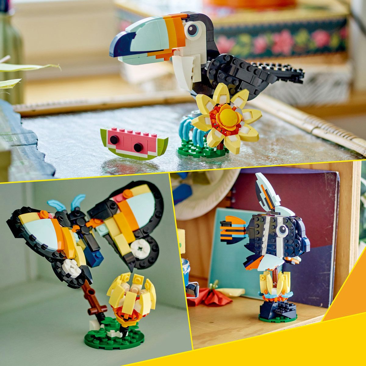 LEGO CREATOR ANIMALE SALBATICE TUCAN TROPICAL 31173