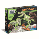 DESCOPERA DINOZAURUL T-REX & TRICERAPTOR FLUO STIINTA SI JOACA