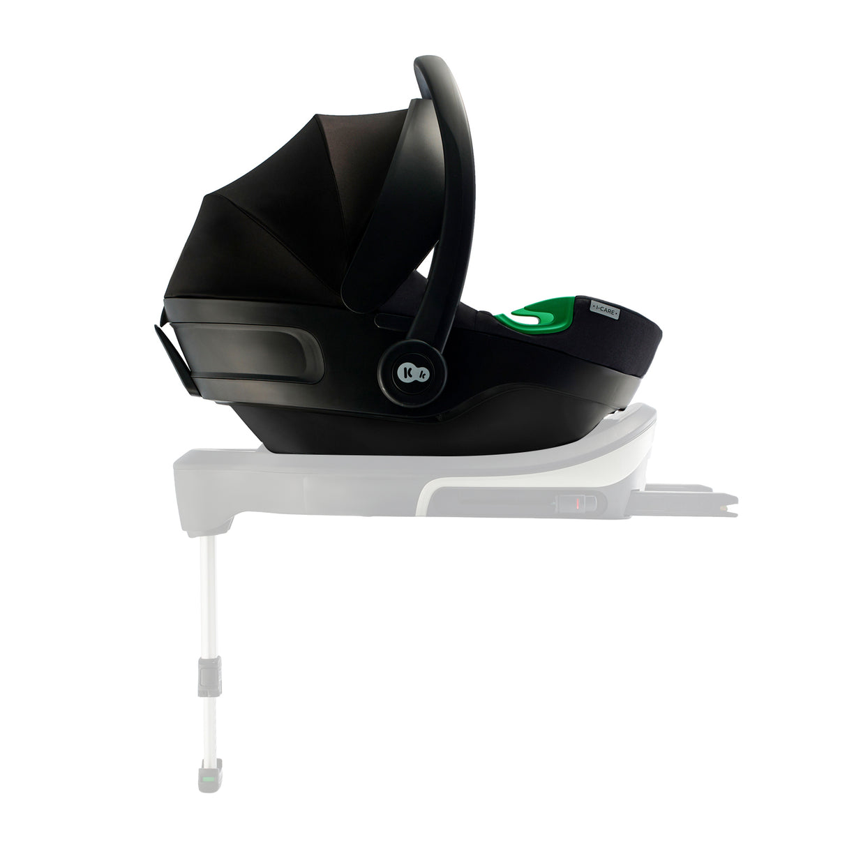 SCOICA AUTO KINDERKRAFT I-CARE I-SIZE 40-87 CM, RWF, GRAPHITE BLACK