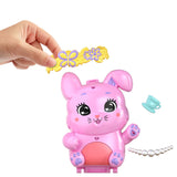 POLLY POCKET SET GENTUTA ANIMALUT IEPURAS LA PETRCERE CU ACCESORII