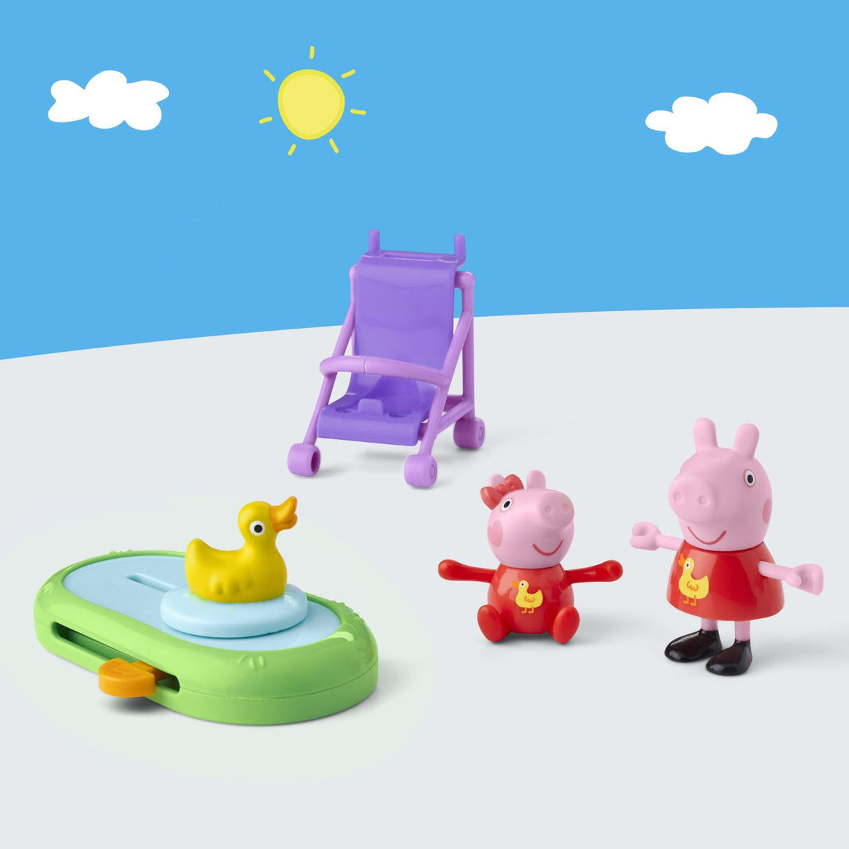 PEPPA PIG SET PEPPA SI EVI IN PARCUL DE DISTRACTII