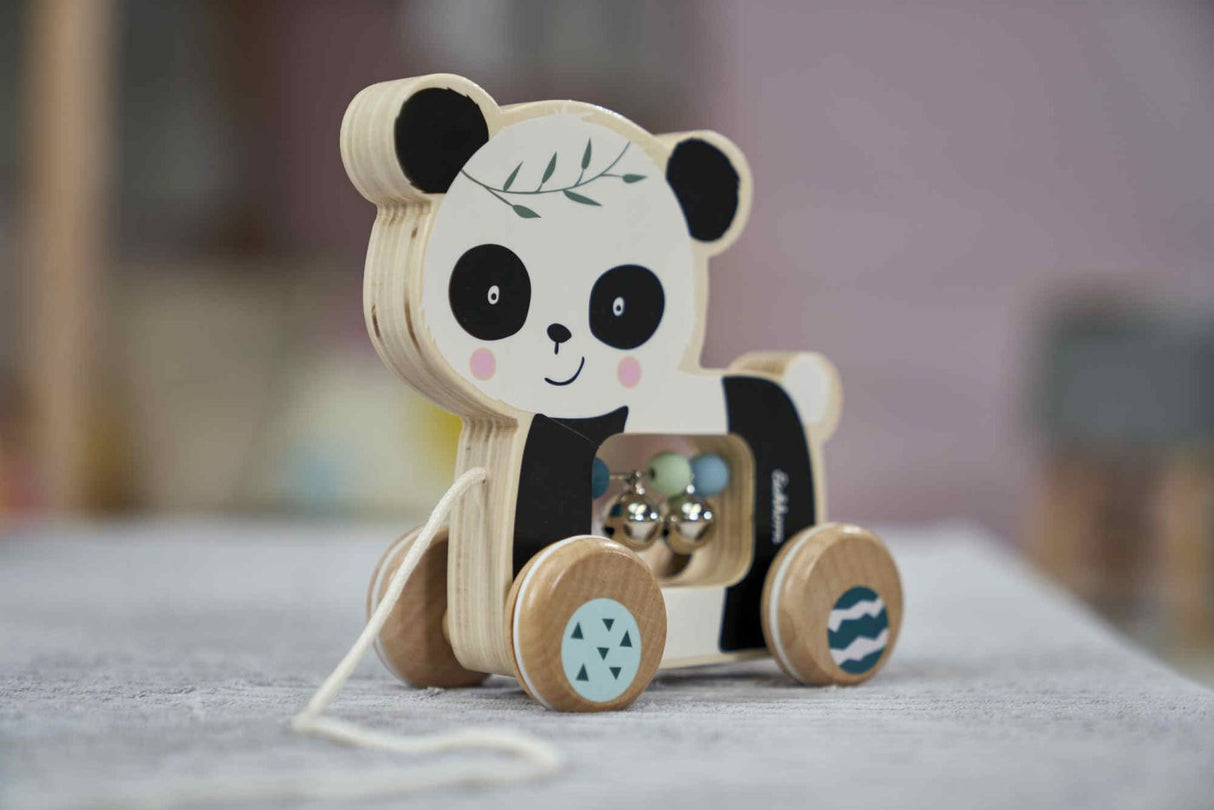 EICHHORN JUCARIE DE TRAS URSULET PANDA DE LEMN 15CM