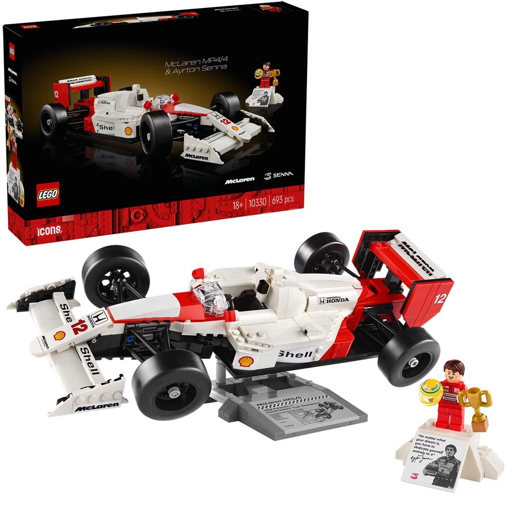 LEGO ICONS MCLAREN MP4/4 SI AYRTON SENNA 10330