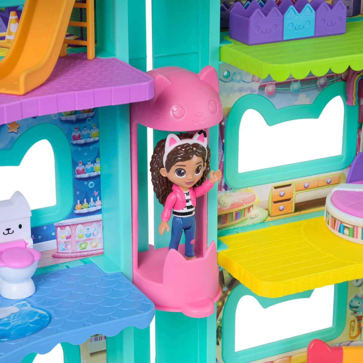 GABBYS DOLLHOUSE FILMUL CASA DE PAPUSI A LUI GABBYS MEOW MAZING CU ACCESORII