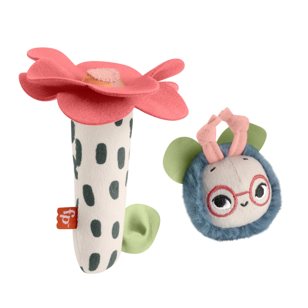 FISHER PRICE PLANET FRIENDS JUCARIE PLUS ZORNAITOARE FLOARE SI ALBINUTA