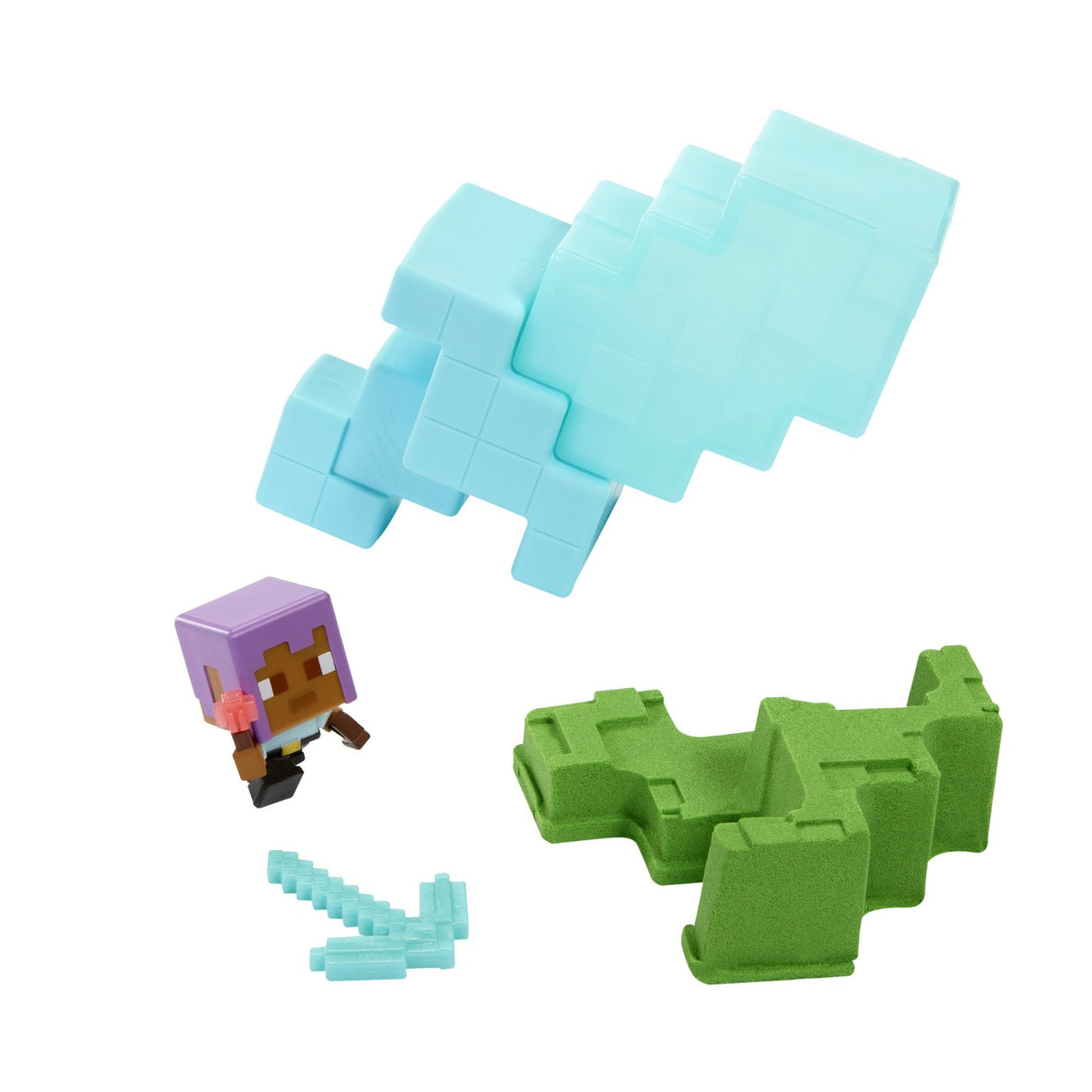 MINECRAFT MINI MODE SET EXPLORARE MINIERA TURQUOISE