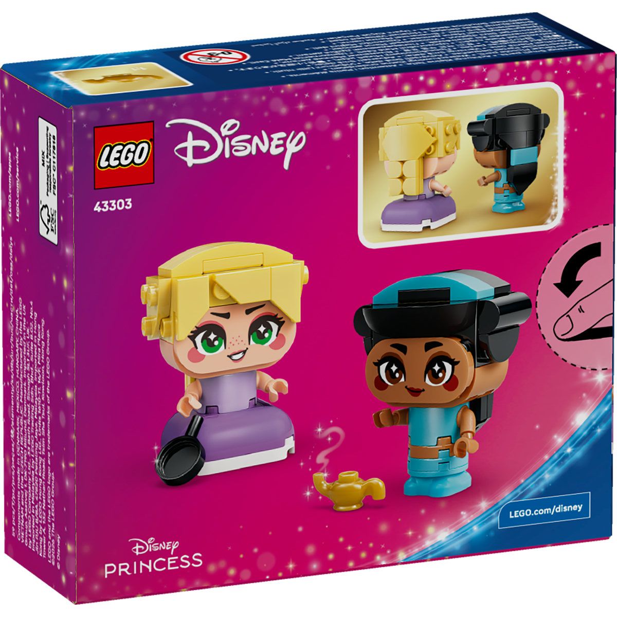 LEGO DISNEY PRINCESS MINIPRINTESELE JASMINE SI RAPUNZEL 43303