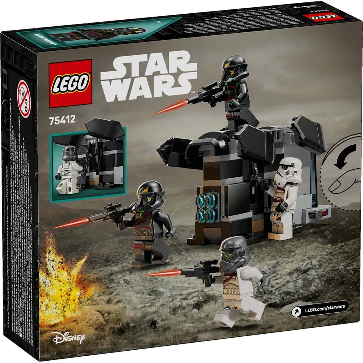 LEGO STAR WARS PACHET DE LUPTA SOLDATI AI MORTII SI SOLDATI AI NOPTII 75412