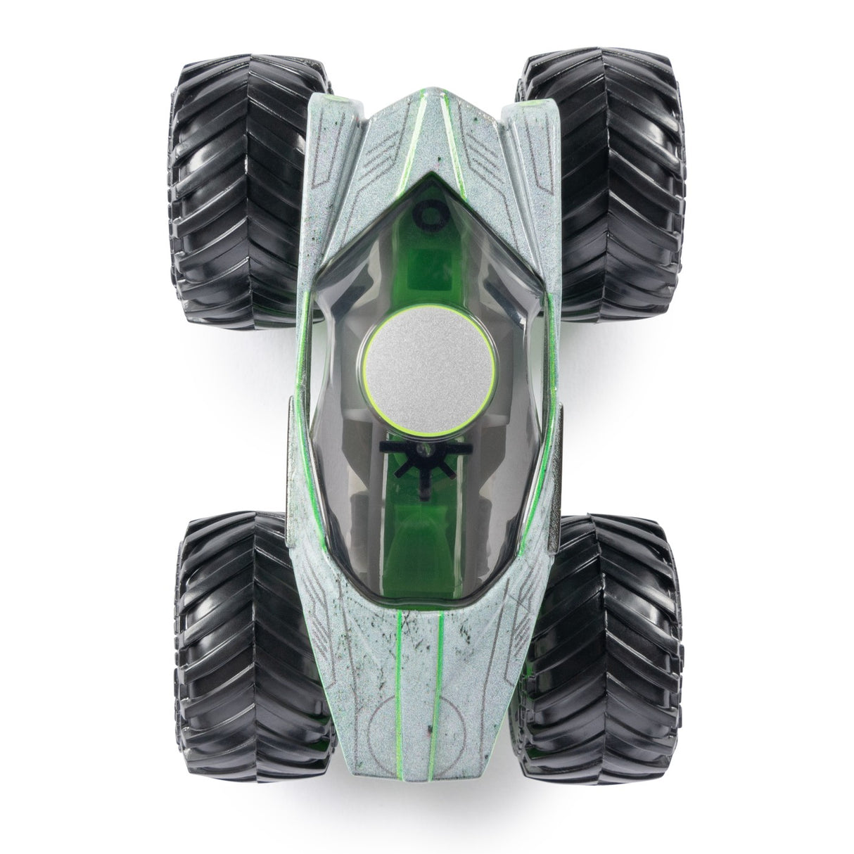 MONSTER JAM MASINUTA METALICA ALIEN INVASION SCARA 1 LA 64
