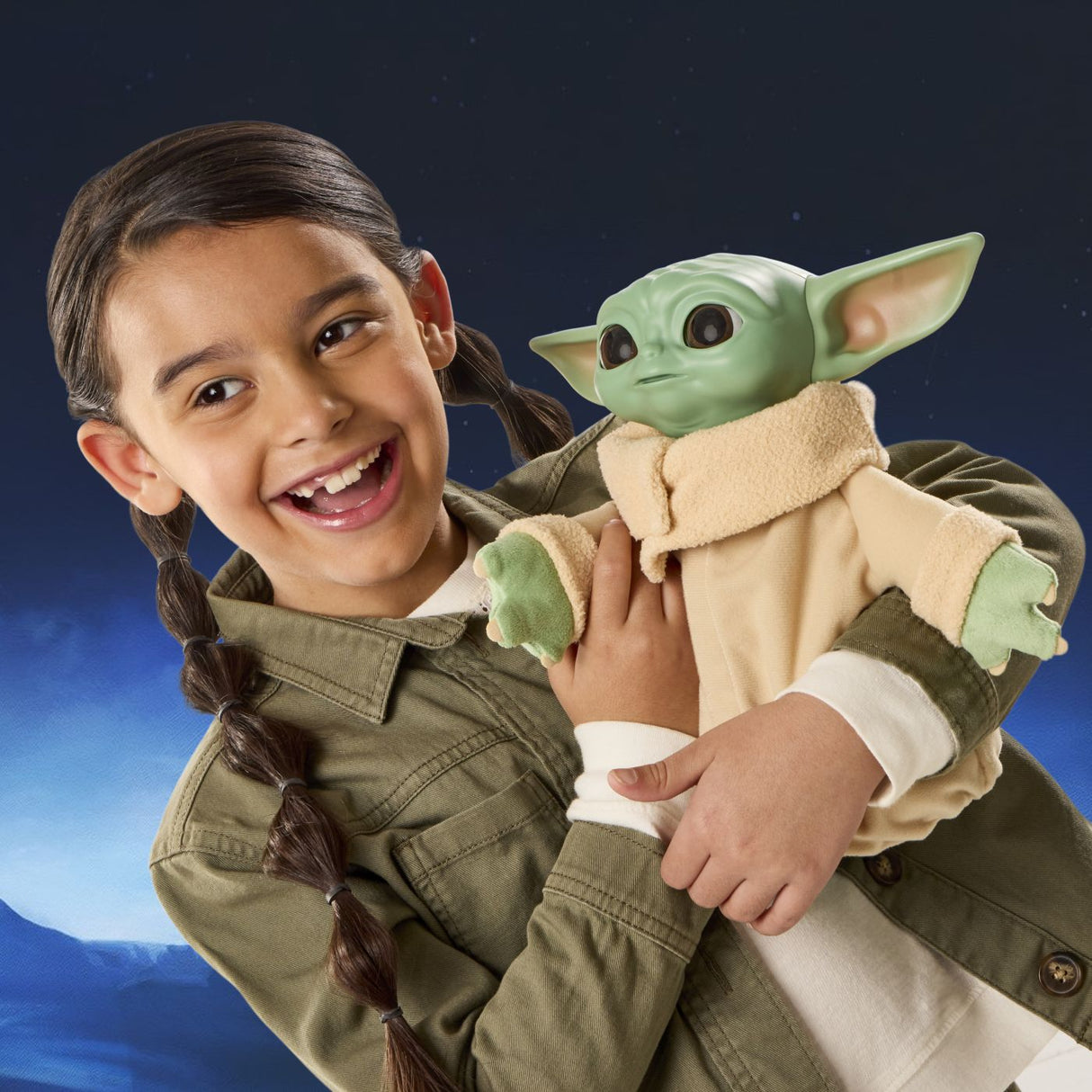 STAR WARS MADALORIAN SI GROGU FIGURINA INTERACTIVA ACTION BUDDY GROGU CU SUNETE 25CM