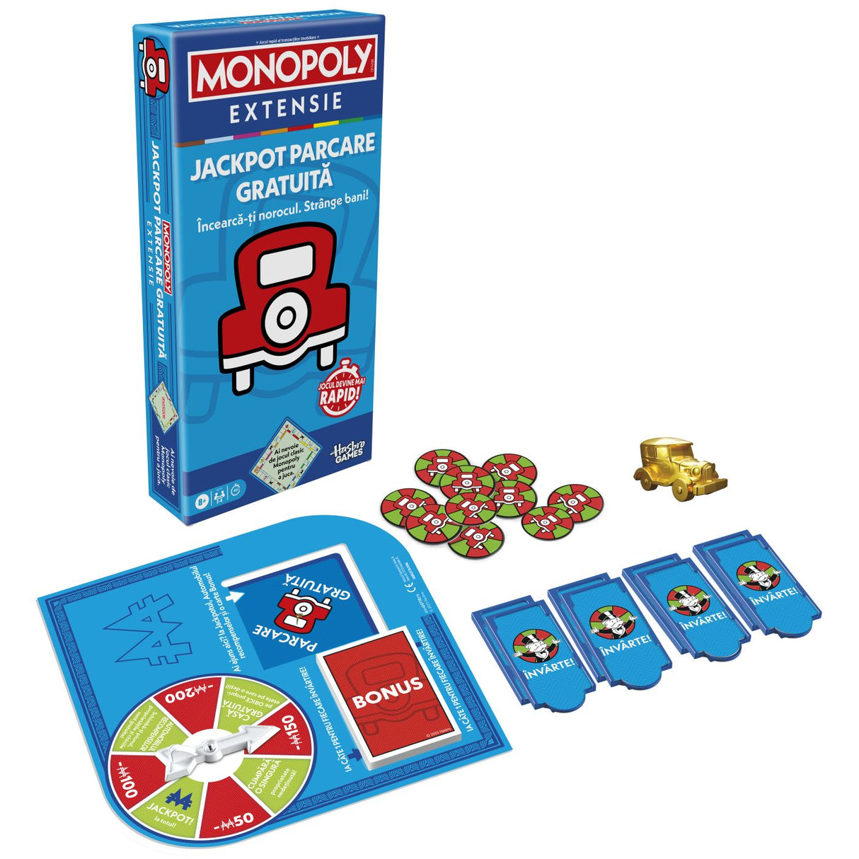 MONOPOLY EXTENSIE JACKPOT PARCARE GRATUITA PENTRU JOCUL MONOPOLY IN LIMBA ROMANA