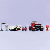 LEGO SONIC MASINA LUI SILVER VS CAMIONUL GIGANT AL LUI KNUCKLES 77118
