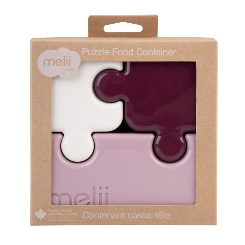 RECIPIENT HRANA BEBE MODEL PUZZLE, MELII LUXE, ROZ IVOIRE MURA