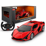 MASINA CU TELECOMANDA LAMBORGHINI SIAN ROSU CU SCARA 1 LA 14
