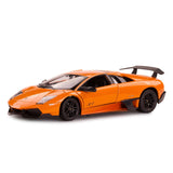 MASINUTA METALICA  LAMBORGHINI MURCIELAGO LP670-4 PORTOCALIU SCARA 1 LA 24