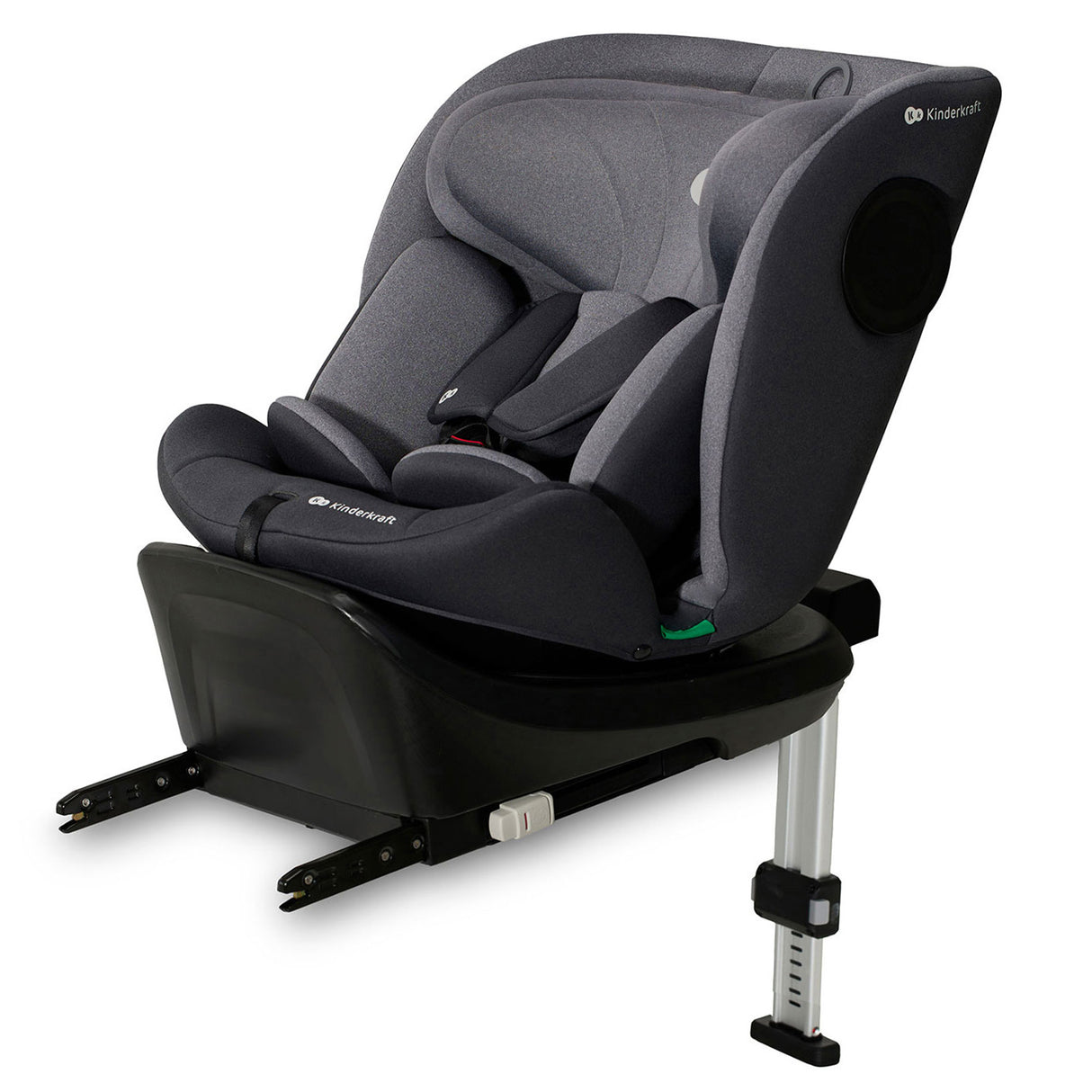 SCAUN AUTO I-SIZE, 40-150 CM, KINDERKRAFT I-360, GREY