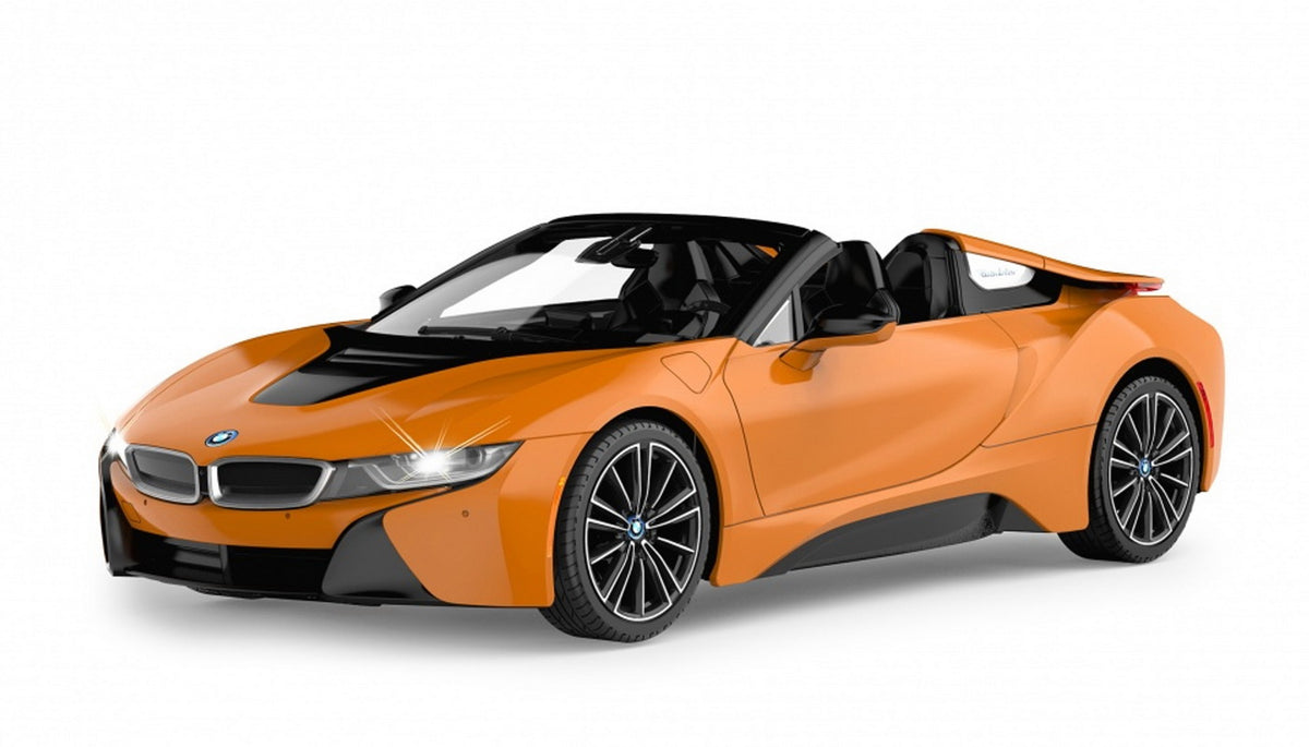 MASINA CU TELECOMANDA BMW I8 PORTOCALIE SCARA 1 LA 12