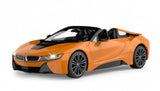 MASINA CU TELECOMANDA BMW I8 PORTOCALIE SCARA 1 LA 12
