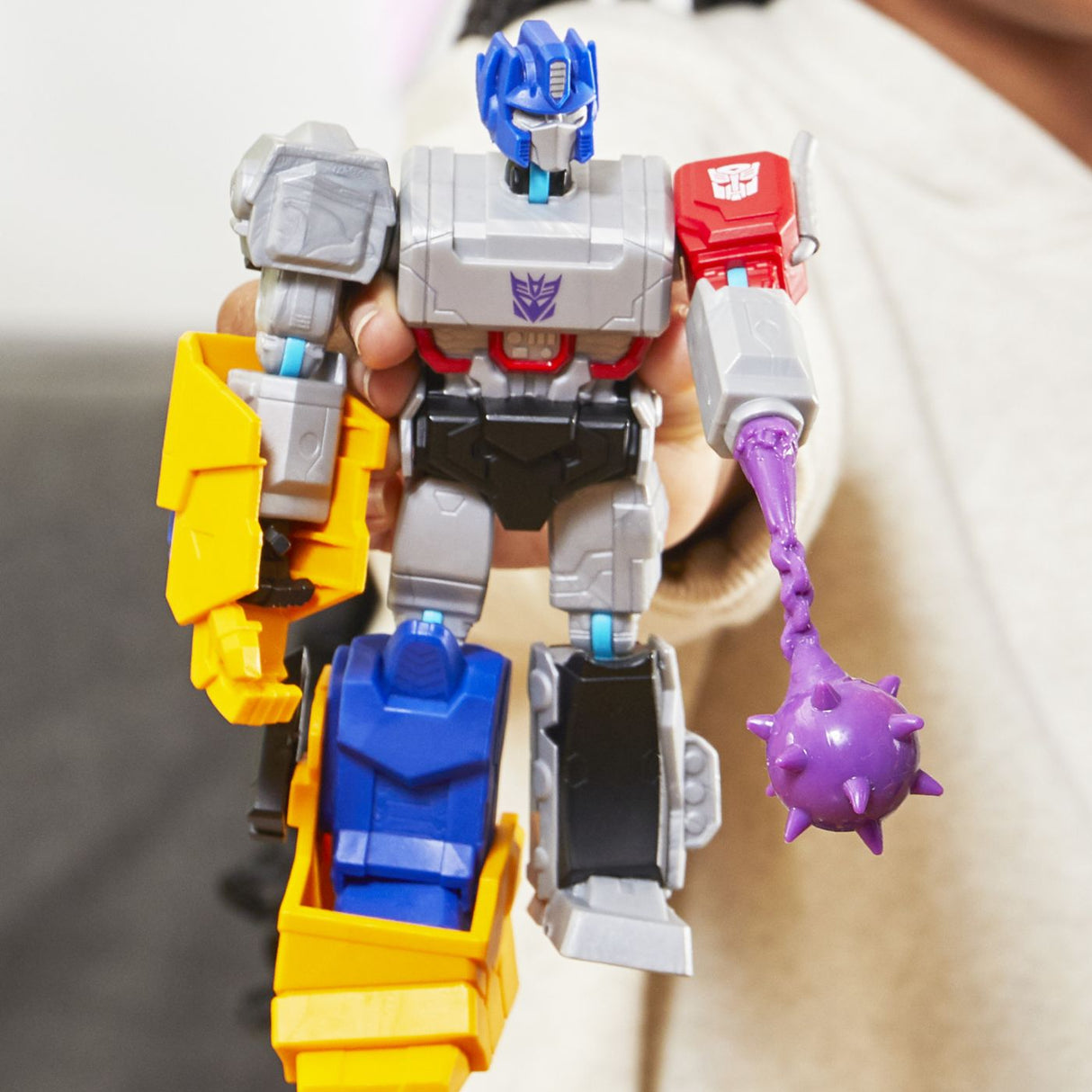 TRANSFORMERS MIX MASHERS SET FIGURINA OPTIMUS PRIME 12CM SI ACCESORII