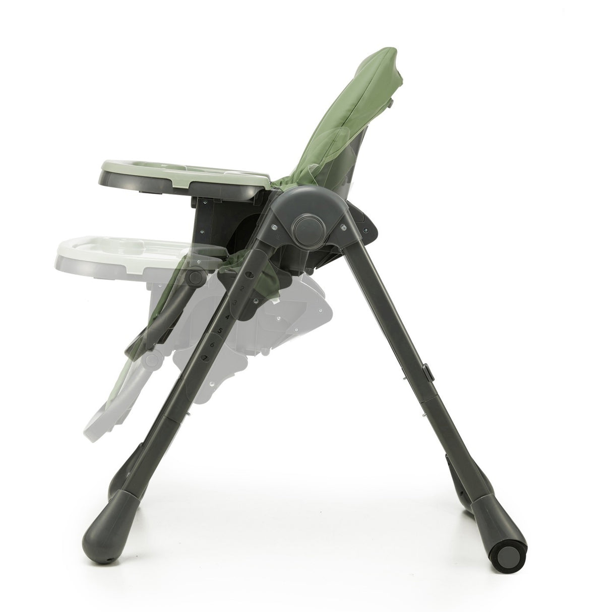 SCAUN DE MASA KINDERKRAFT TUMMIE, PLIABIL, GREEN
