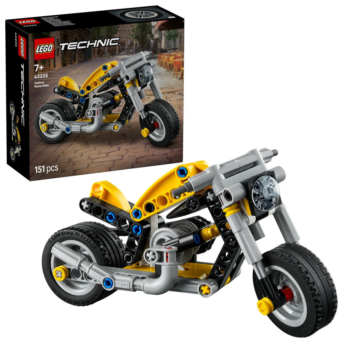 LEGO TECHNIC MOTOCICLETA GALBENA 42225