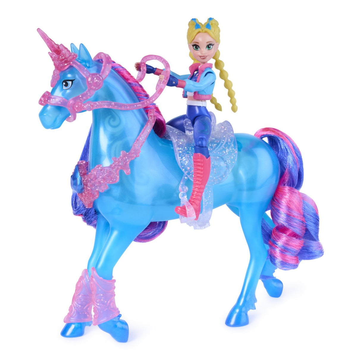 UNICORN ACADEMY SET ANTRENEAZA SI STRALUCESTE UNICORNUL RIVER SI PAPUSA ISABEL