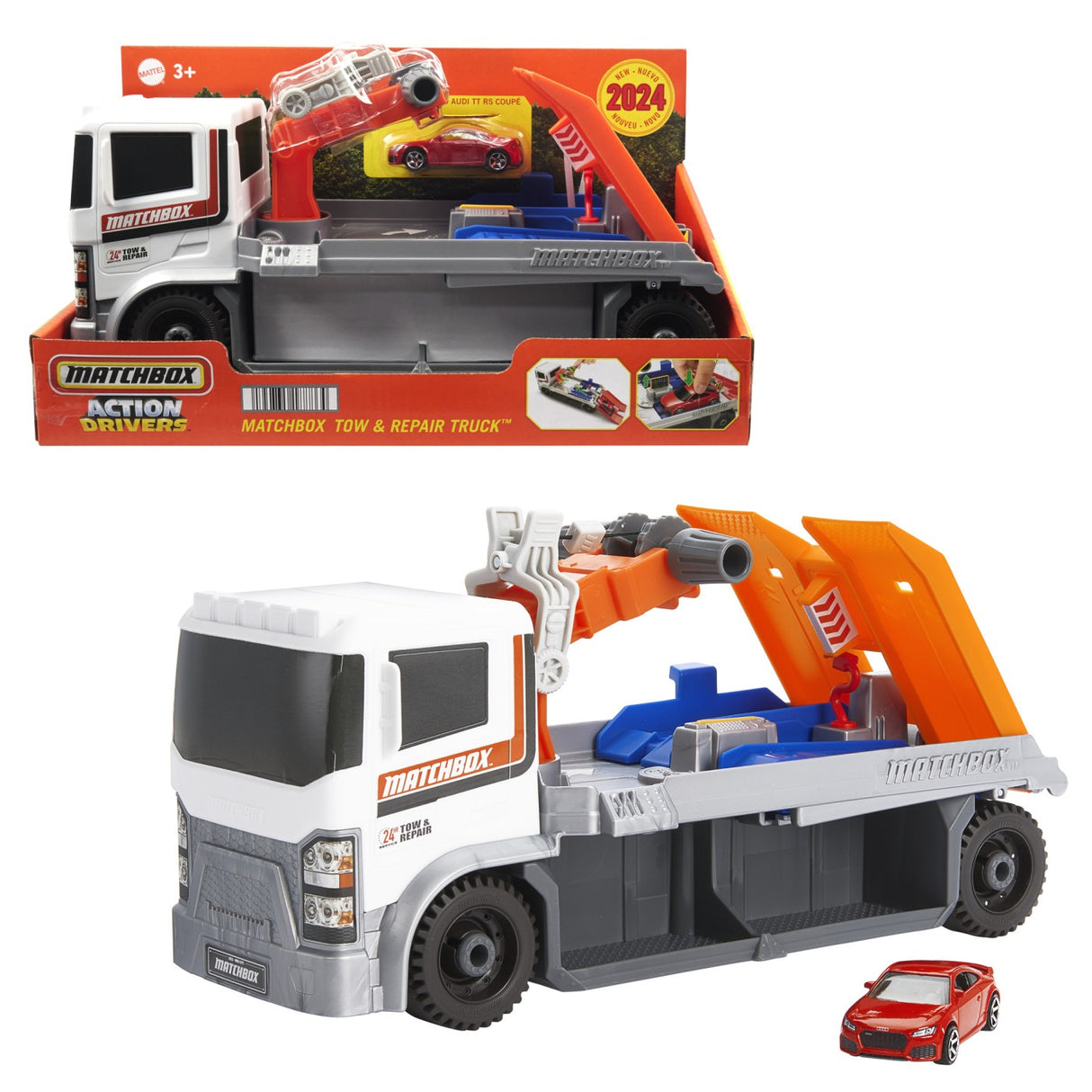MATCHBOX ACTION DRIVERS CAMION DE REPARATII SI REMORCARE