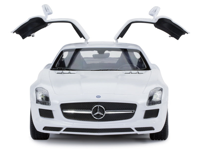 MASINA CU TELECOMANDA MERCEDES-BENZ SLS ALB SCARA 1 LA 14