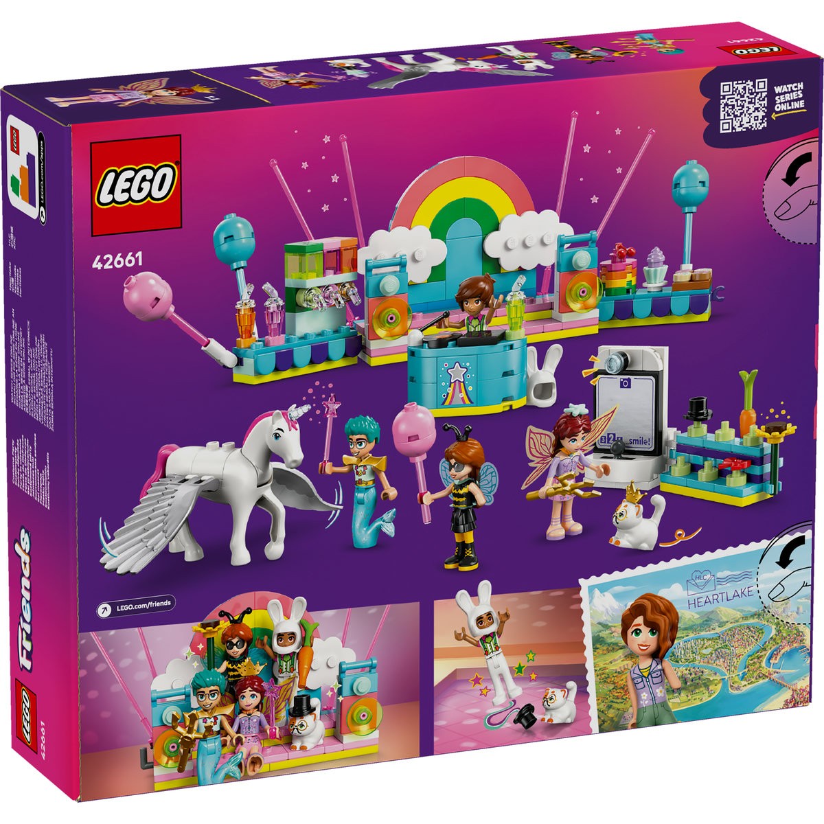 LEGO FRIENDS BAL MASCAT CU UNICORNUL SI ZANA 42661